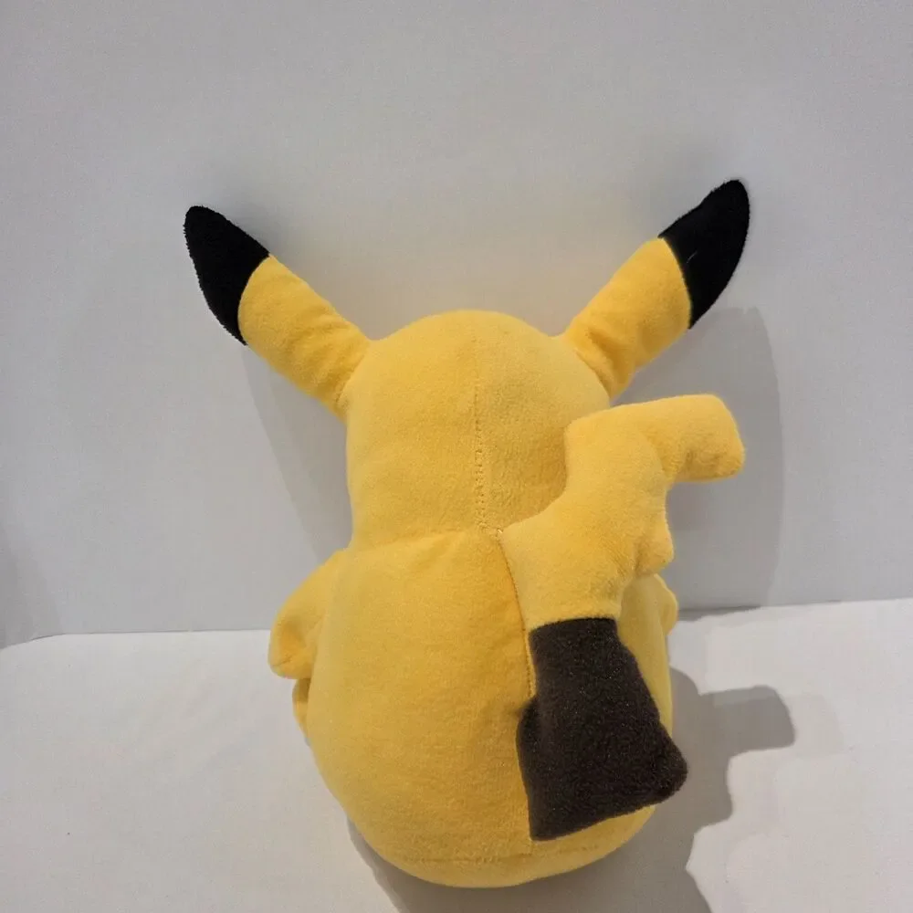 Vintage? Pokemon Pikachu Plush No Tags Open Mouth Smiling